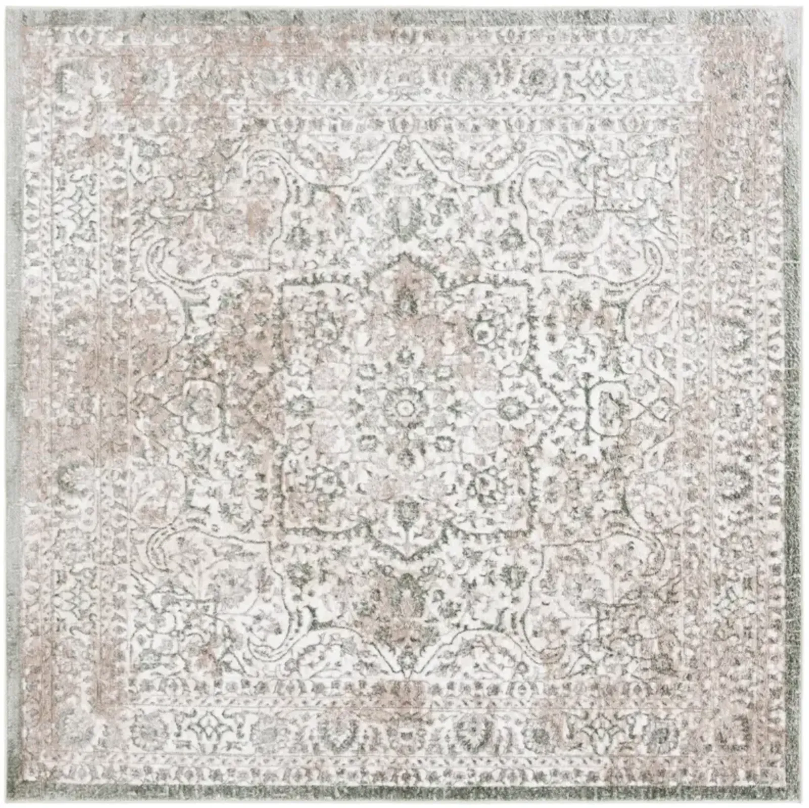 ORCHARD 212 GREEN  6'-7' x 6'-7' Square Square Rug