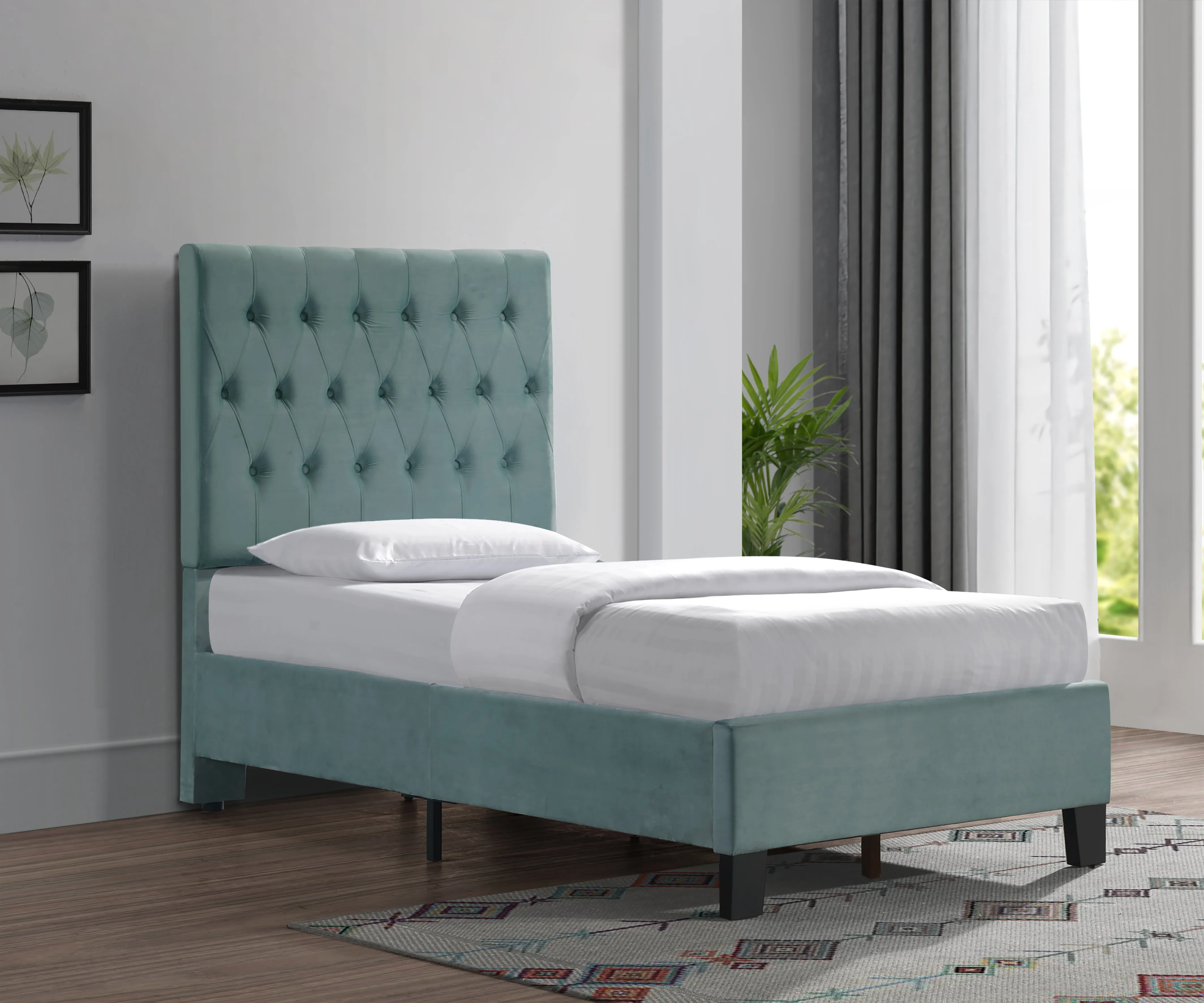 Amelia Twin Upholstered Bed