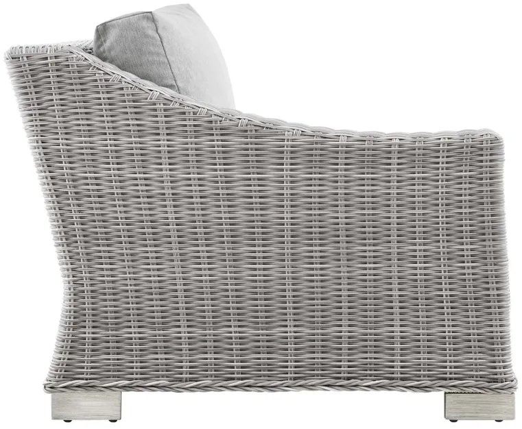 Conway Outdoor Patio Wicker Rattan Left-Arm Chair