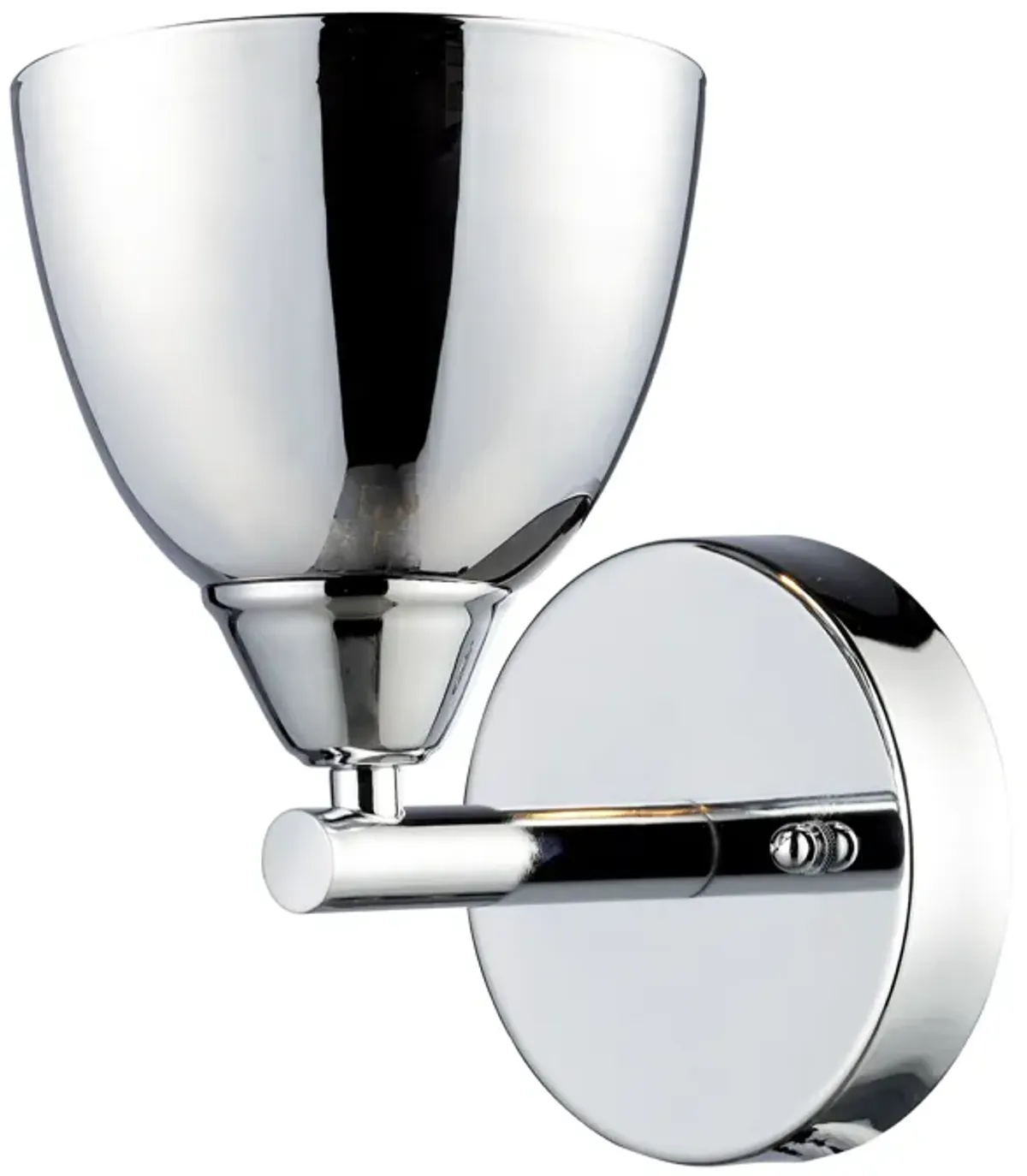 Reflections 8" High 1-Light Sconce - Polished Chrome