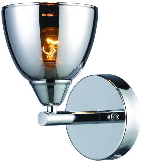 Reflections 8" High 1-Light Sconce - Polished Chrome