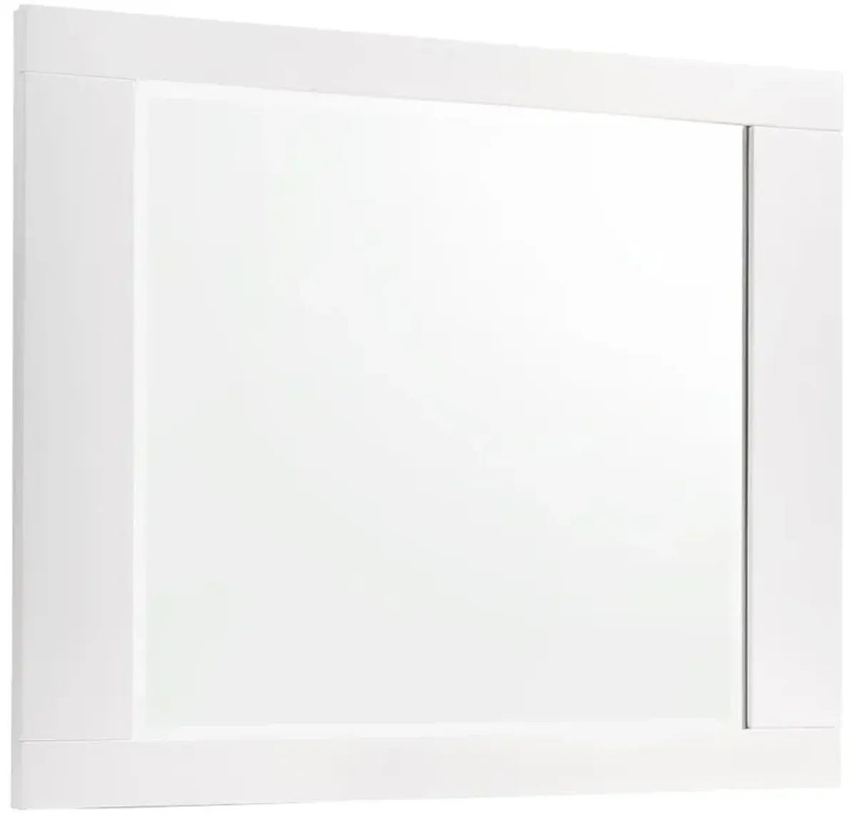 Felicity Rectangle Dresser Mirror Glossy White