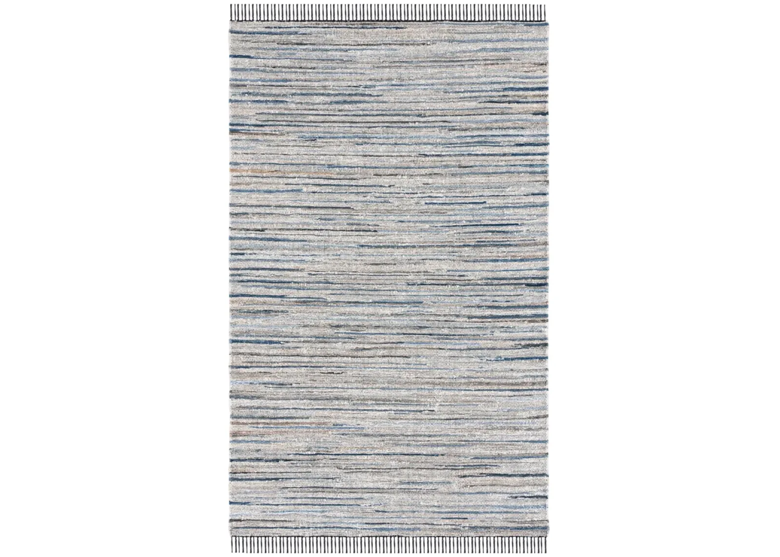 RAG RUG 301 LIGHT BLUE  3' x 5' Small Rectangle Rug