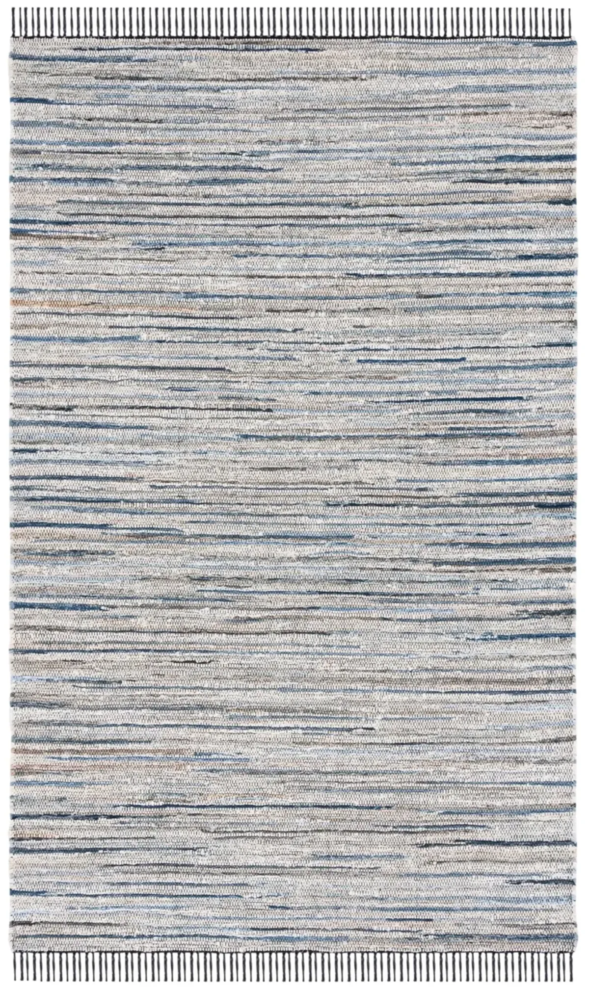 RAG RUG 301 LIGHT BLUE  3' x 5' Small Rectangle Rug