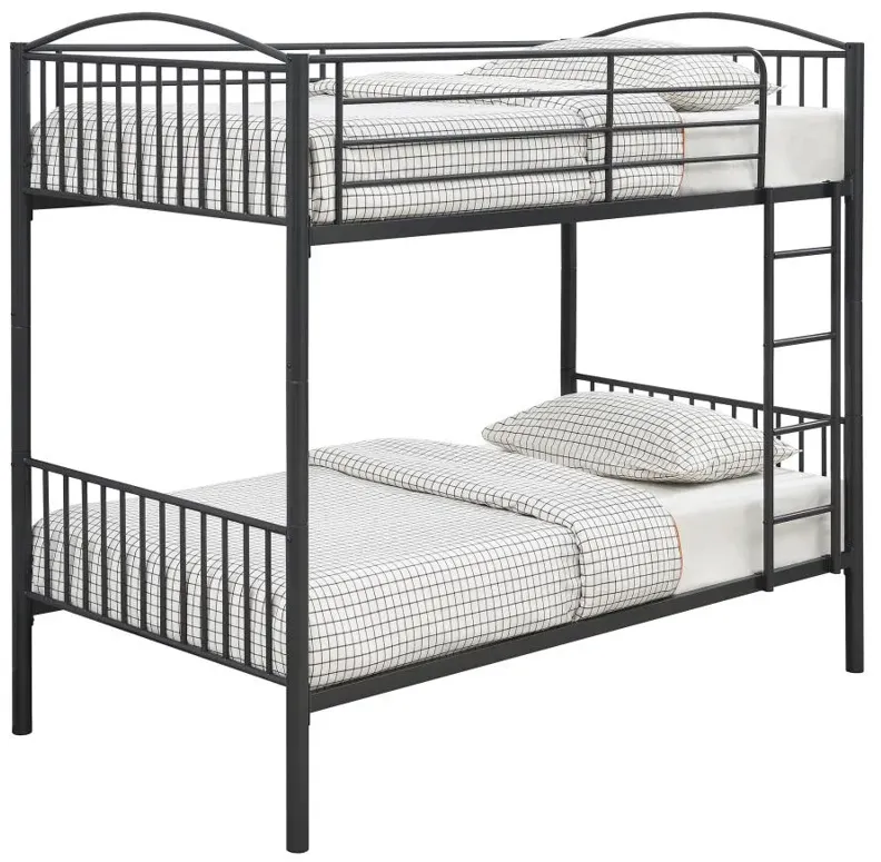 Anson Twin Over Twin Bunk Bed with Ladder