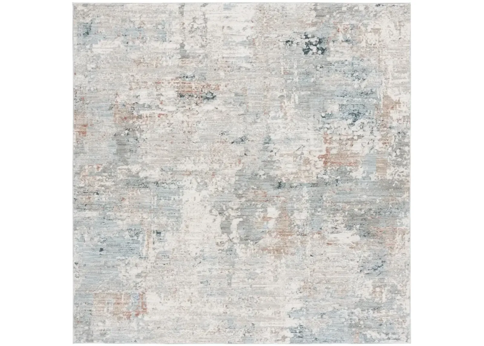 TREASURE 450 GREY  6'-7' x 6'-7' Square Square Rug