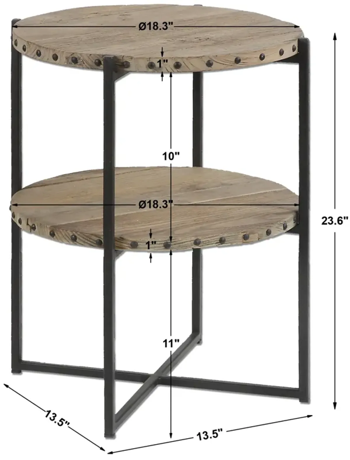 Kamau Round Accent Table