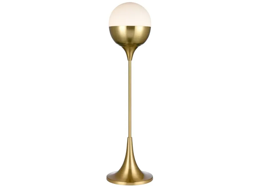 Robin Avenue 30'' High 1-Light Table Lamp - Satin Gold - Includes LED Bulb