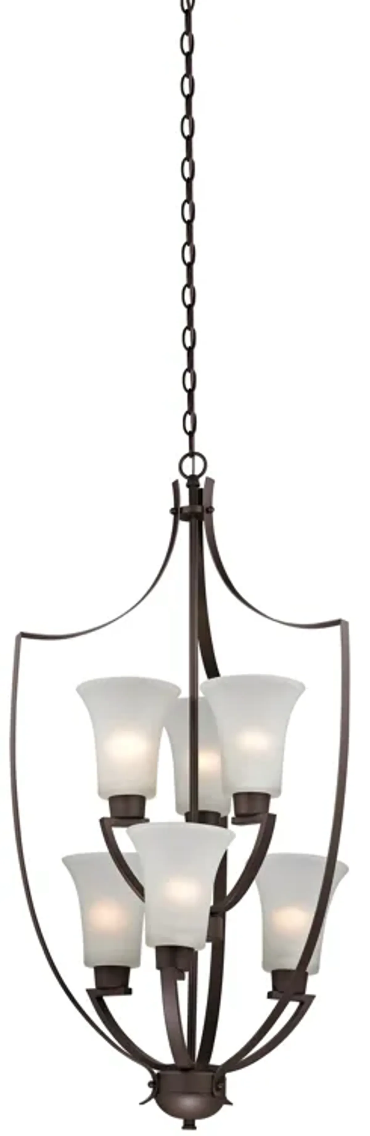 Foyer 21" Wide 6-Light Chandelier - Oil Rubbed Bronze