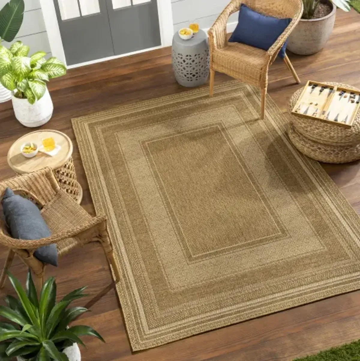 Pismo Beach PMB-2307 2' x 2'11" Machine Woven Rug