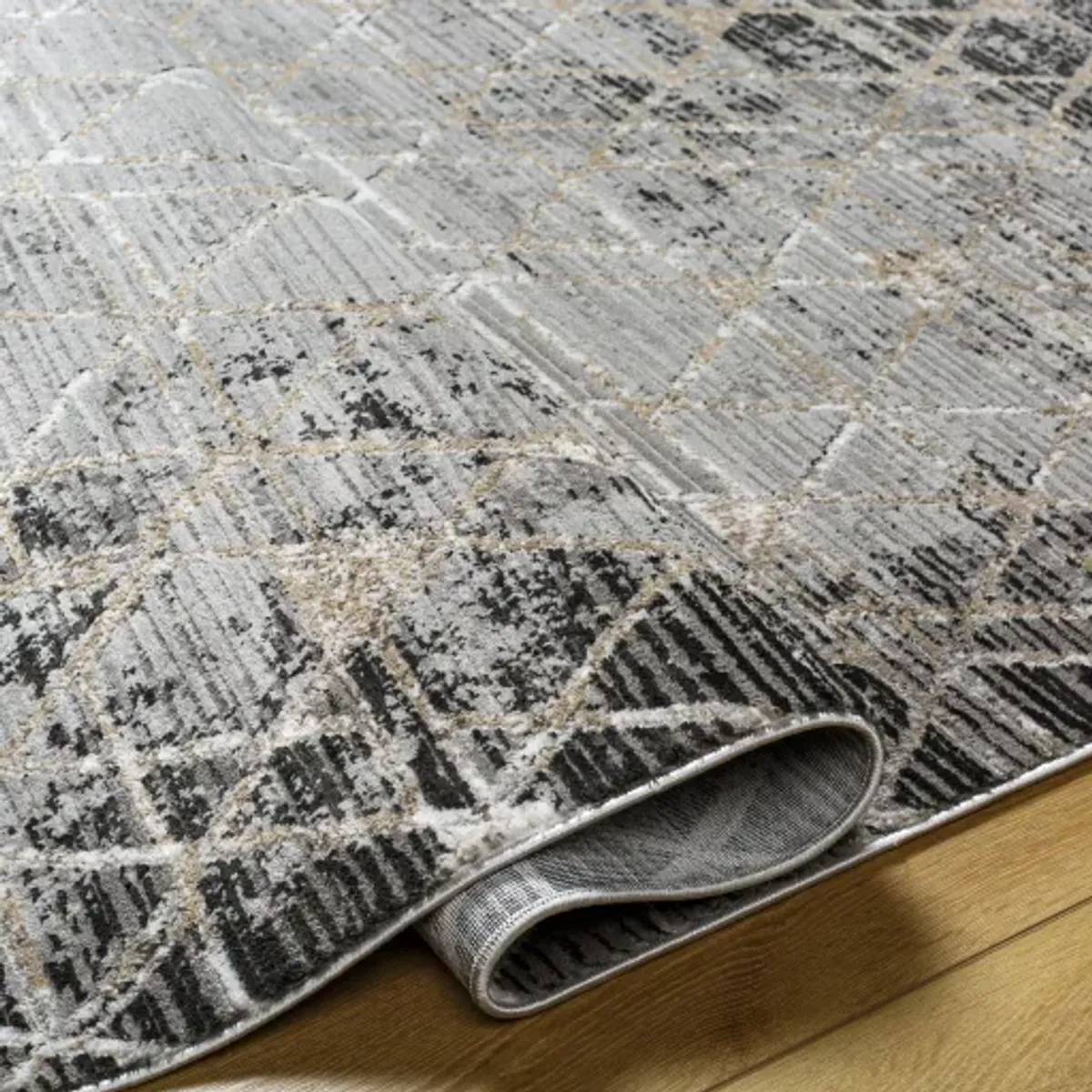 Obsession OBN-2301 5'3" x 7' Machine Woven Rug