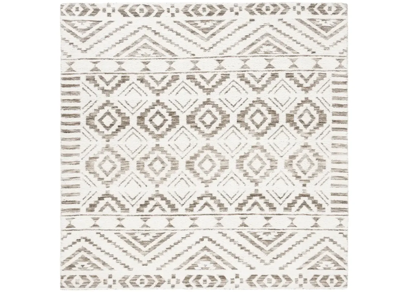 AUDREY 202 IVORY  6' x 6' Square Square Rug