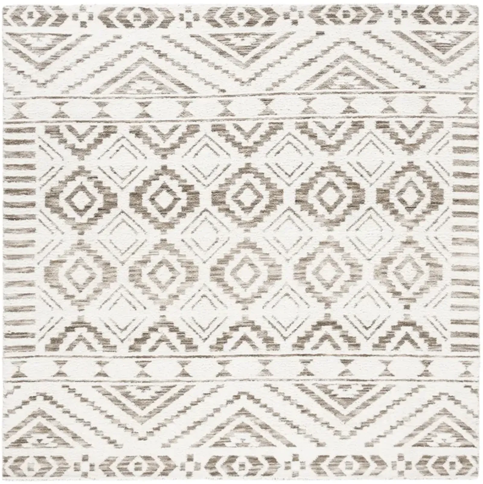 AUDREY 202 IVORY  6' x 6' Square Square Rug