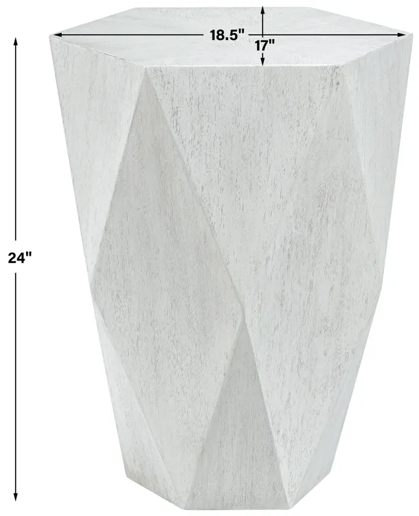 Volker White Side Table