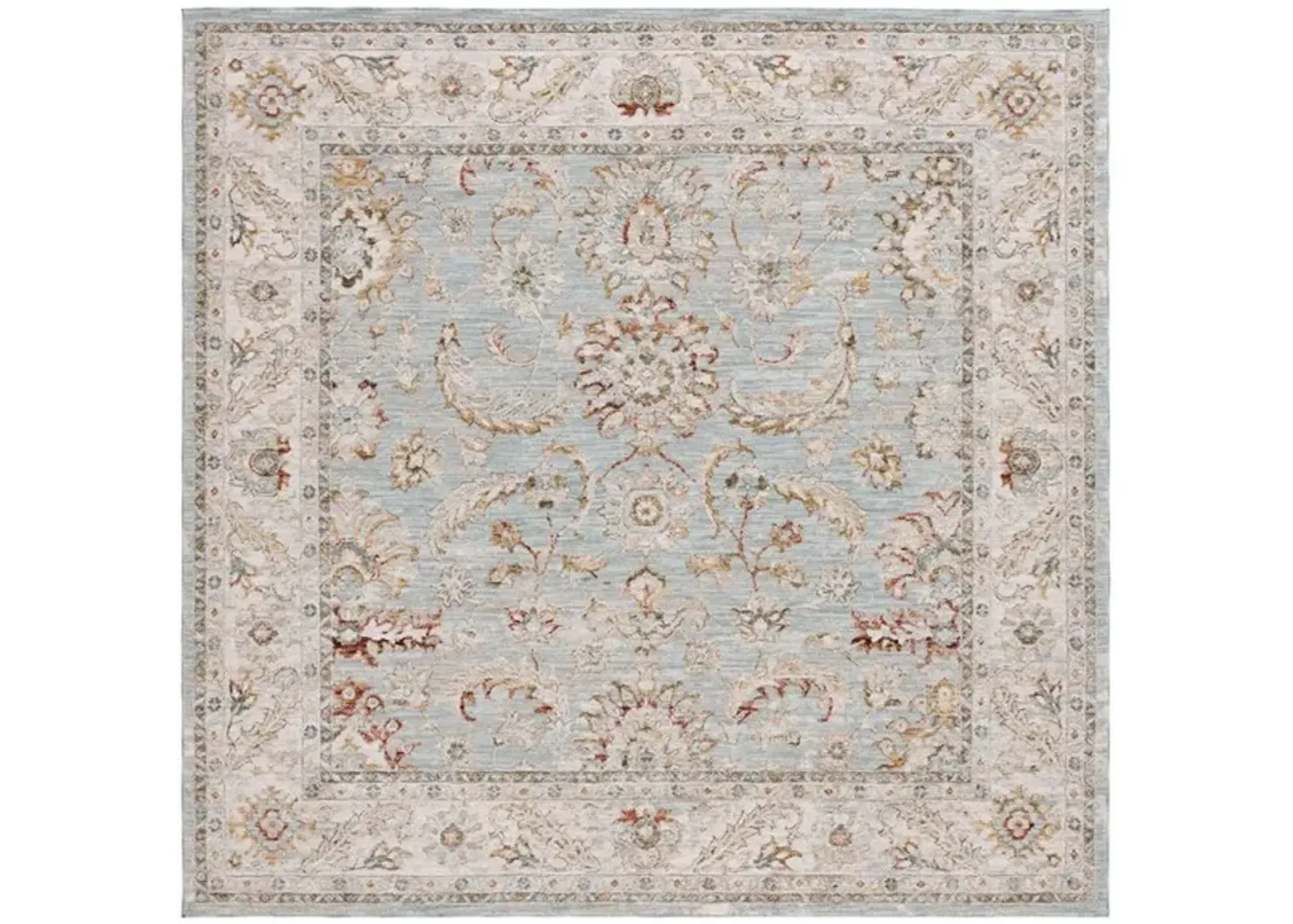 HAMILTON 108 Blue 6'-7' X 6'-7' Square Square Rug