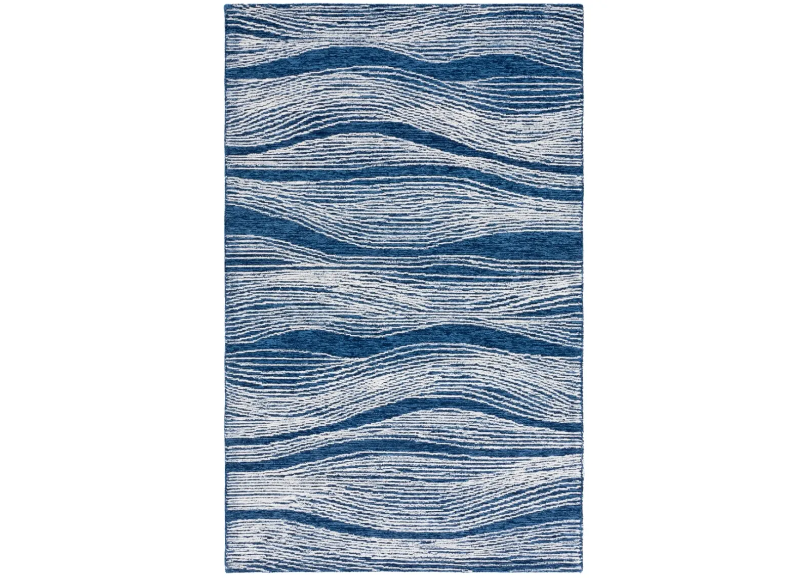 METRO 995 NAVY  8' x 10' Large Rectangle Rug