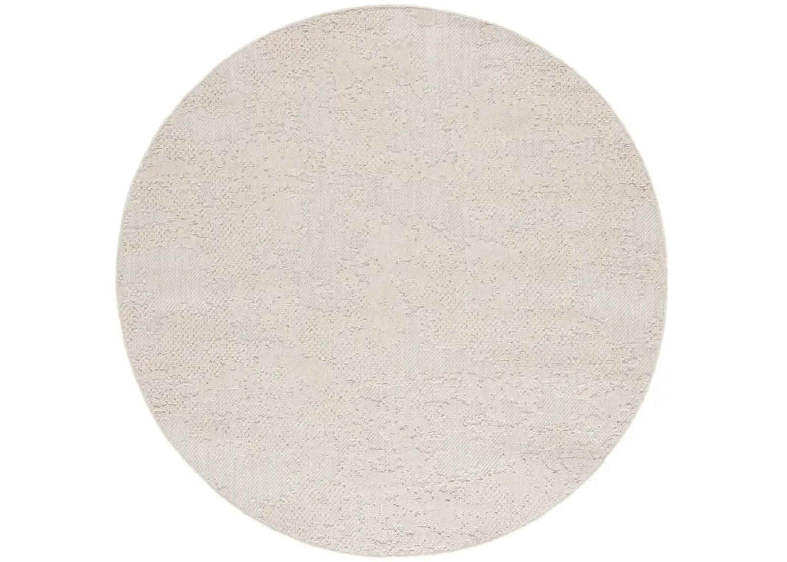 MILOS 116 IVORY 6'-7' x 6'-7' Round Round Rug