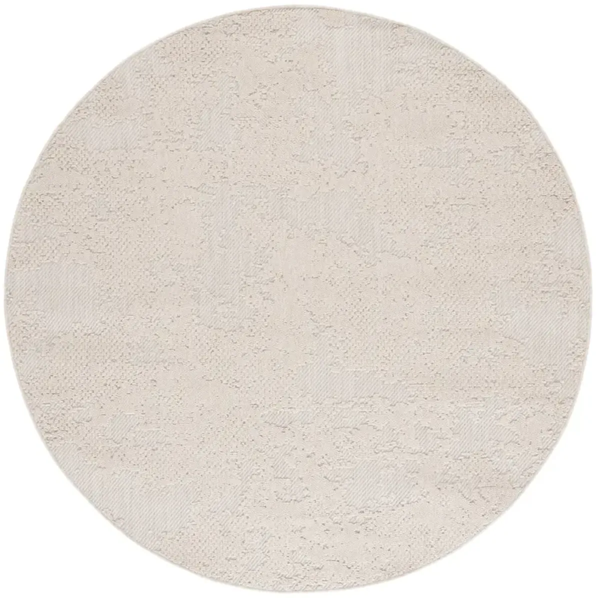 MILOS 116 IVORY 6'-7' x 6'-7' Round Round Rug