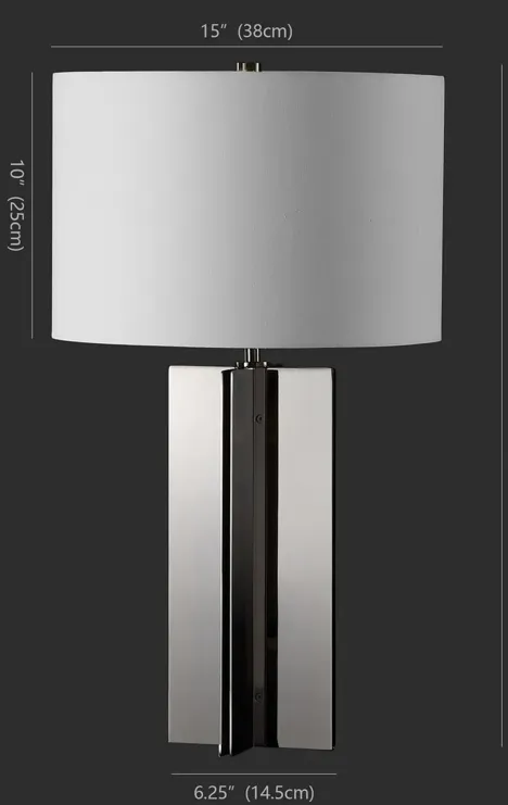 Rollins Square Metal Table Lamp