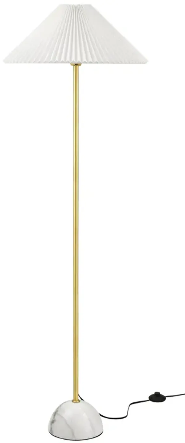 Illusion Marble Dome Floor Lamp By Modway