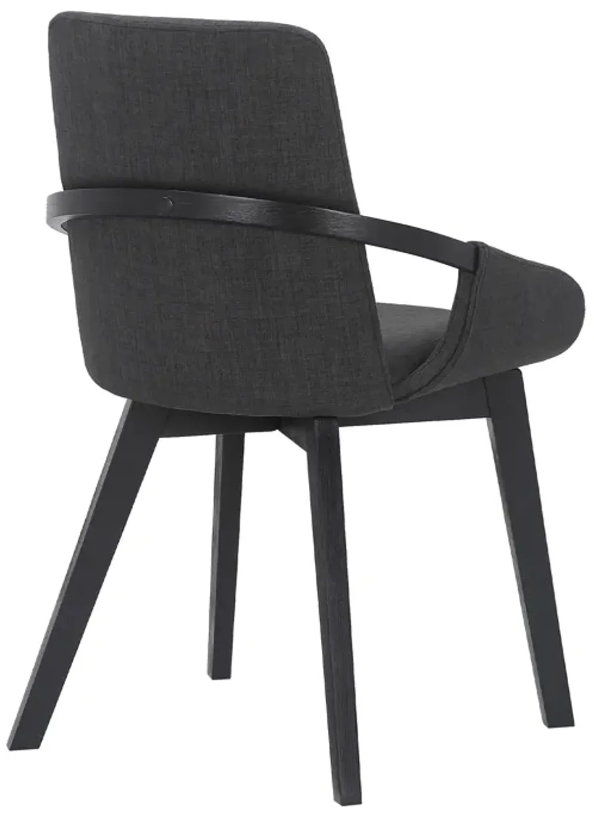 Greisen Modern Charcoal Wood Dining Room Chair