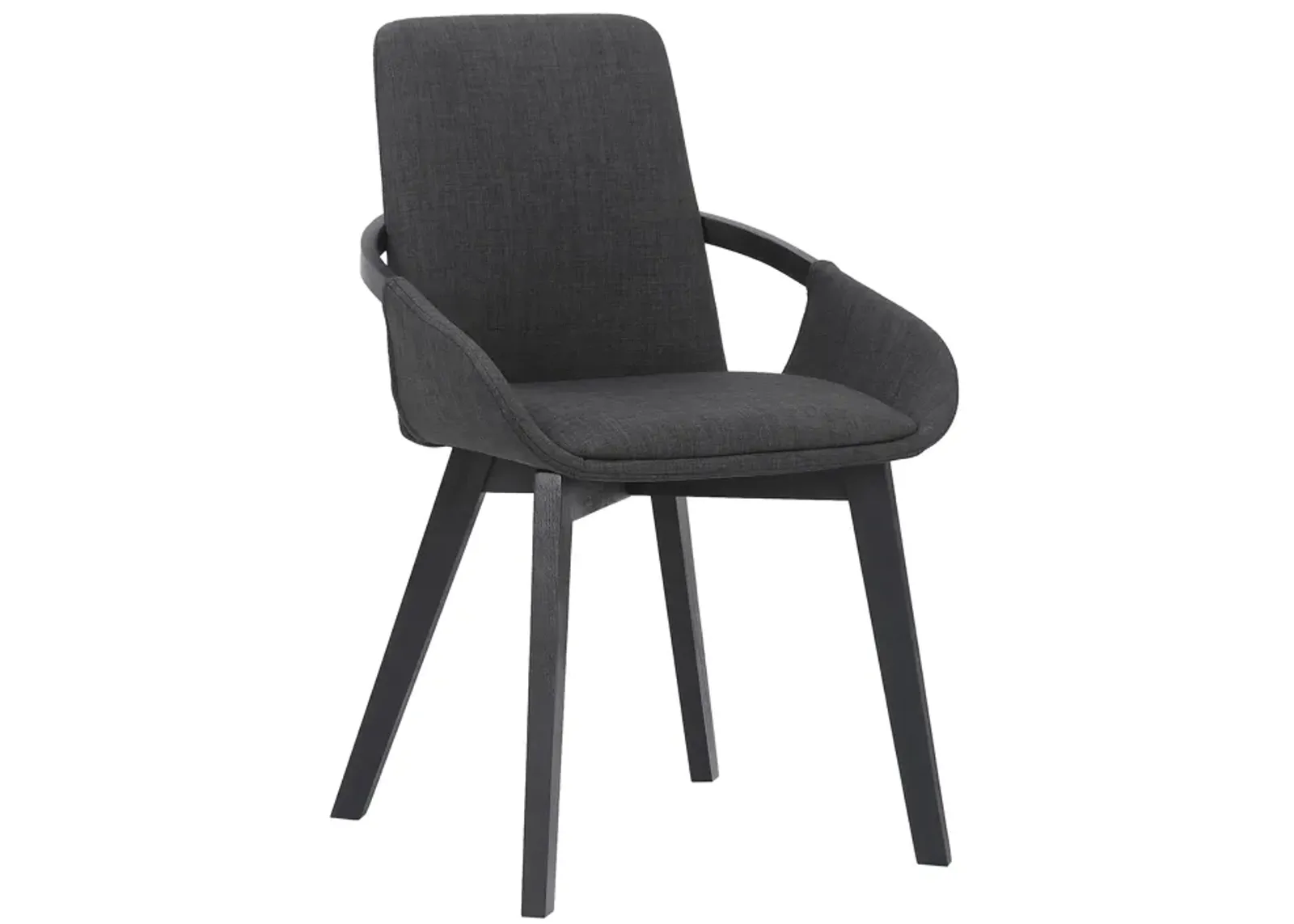 Greisen Modern Charcoal Wood Dining Room Chair