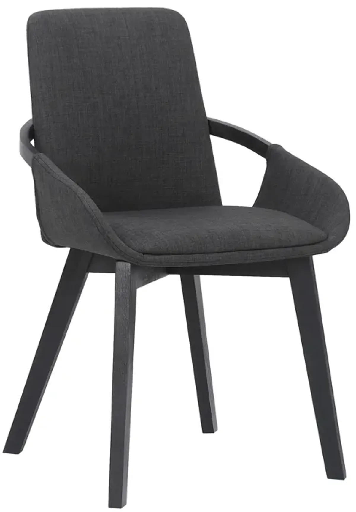 Greisen Modern Charcoal Wood Dining Room Chair