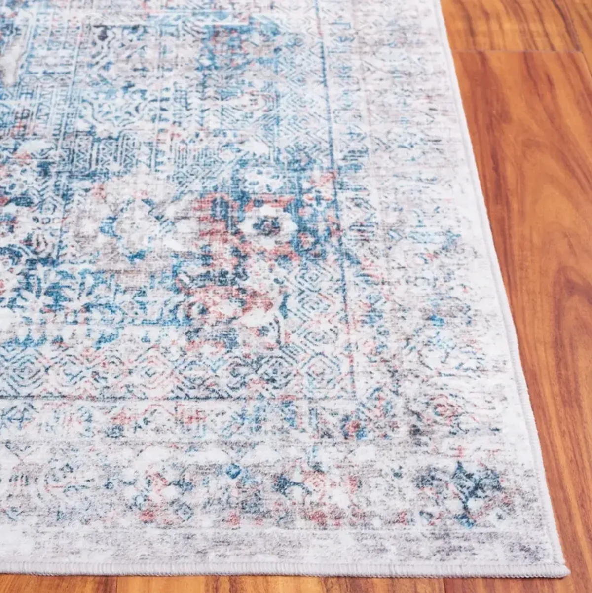 SANTA MONICA 539 BLUE  2'-6' x 8' Runner Rug