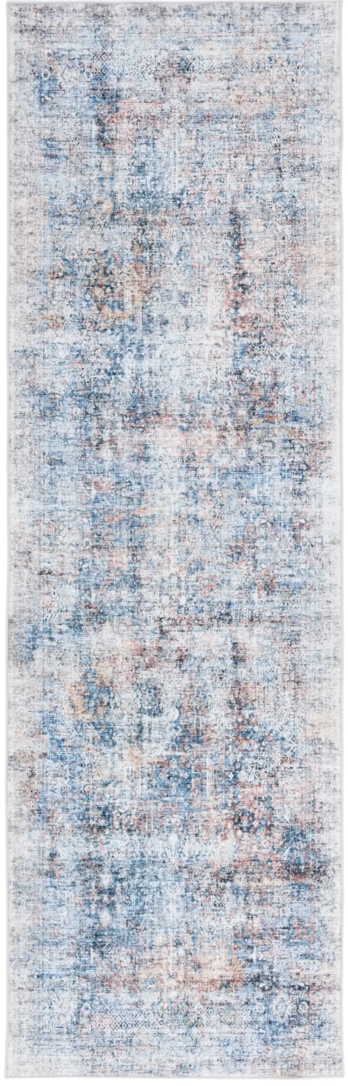 SANTA MONICA 539 BLUE  2'-6' x 8' Runner Rug