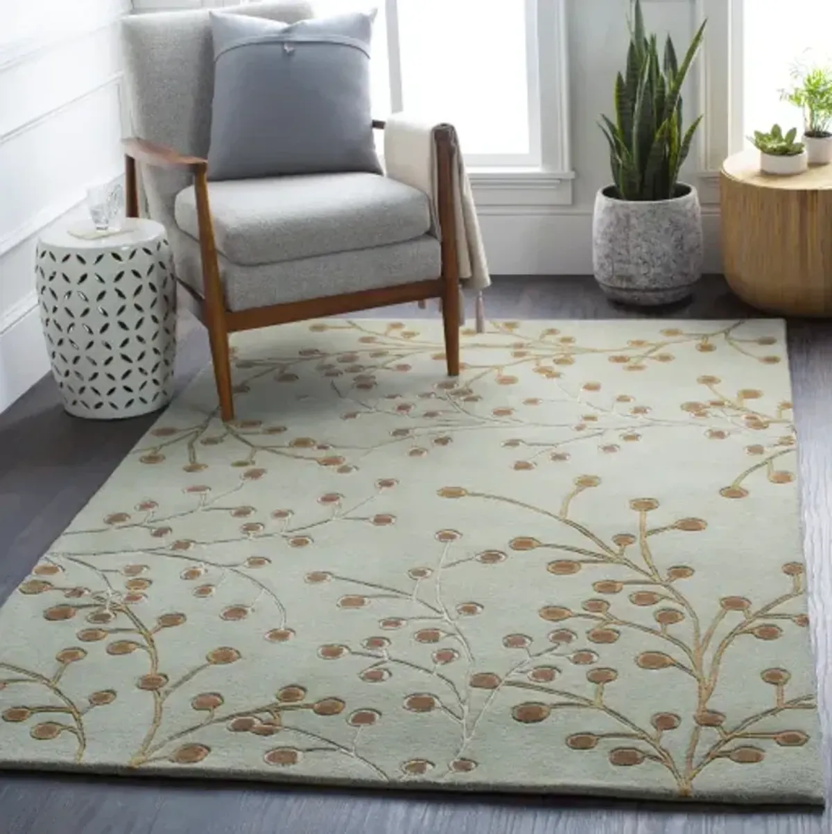 Athena 6' Square Rug