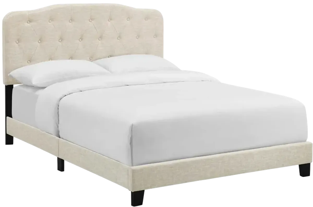 Amelia Queen Upholstered Fabric Bed