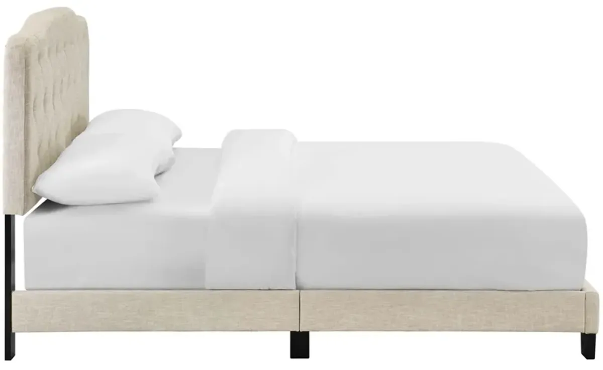 Amelia Queen Upholstered Fabric Bed