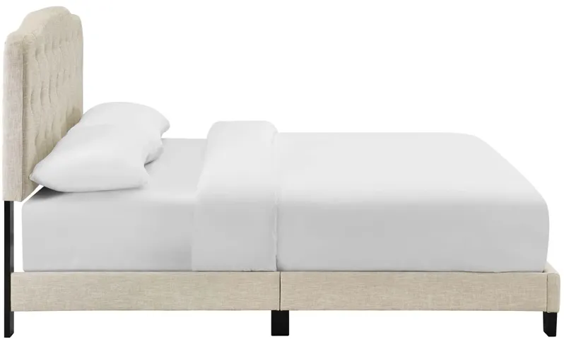 Amelia Queen Upholstered Fabric Bed