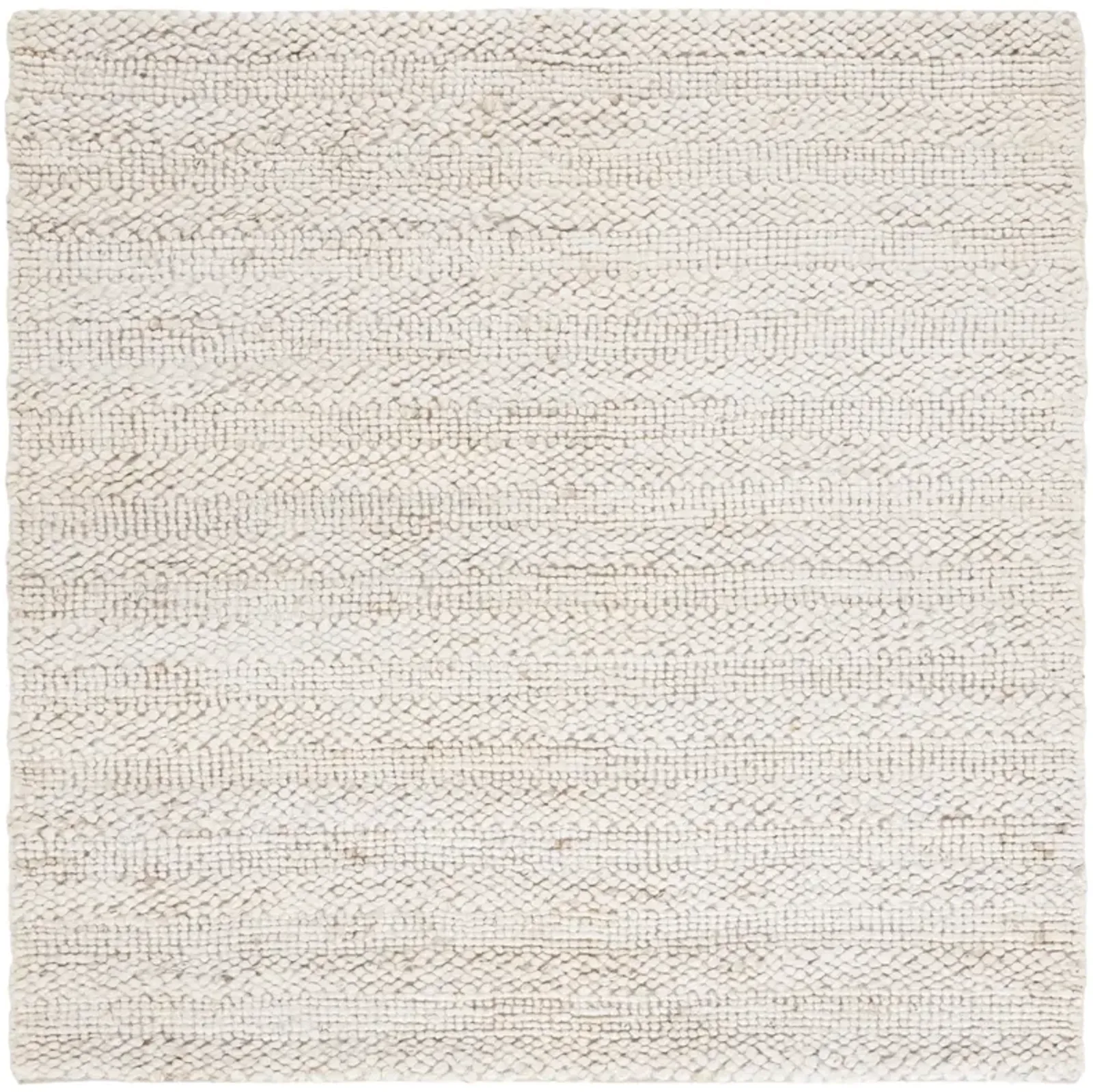 NATURAL FIBER 477 BLEACH 6' x 6' Square Square Rug