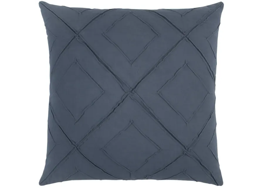 Geometric Blue Pillow