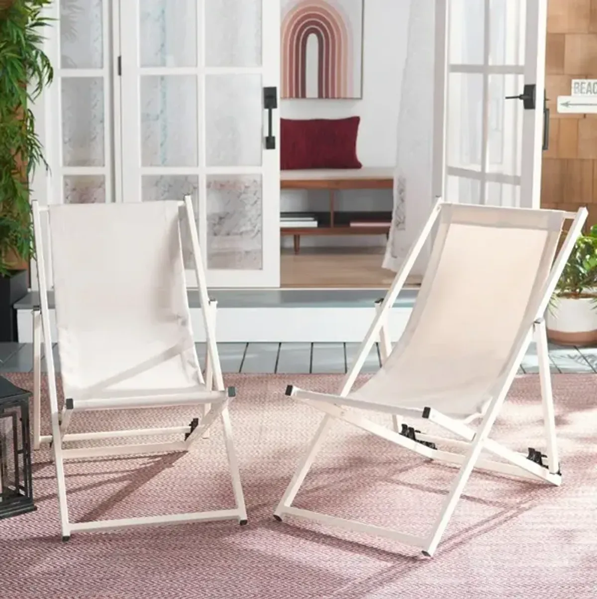 BRESLIN SET OF 2 SLING CHAIRS