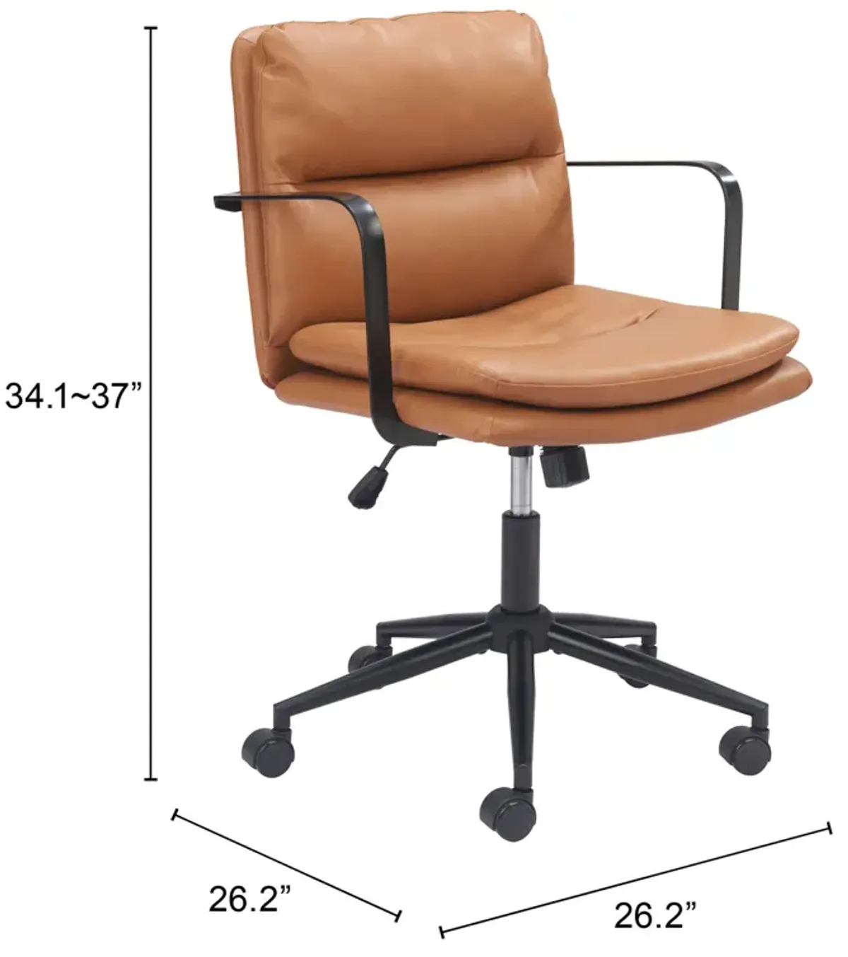 Birao Office Chair Brown