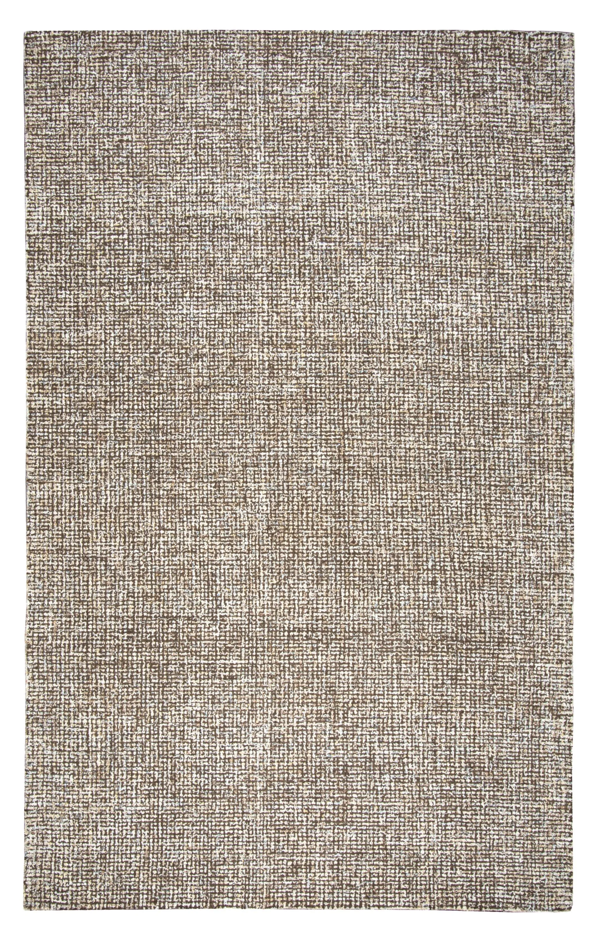 Brindleton Brown/Ivory Tweed Wool 3' x 5' Rectangle Rug