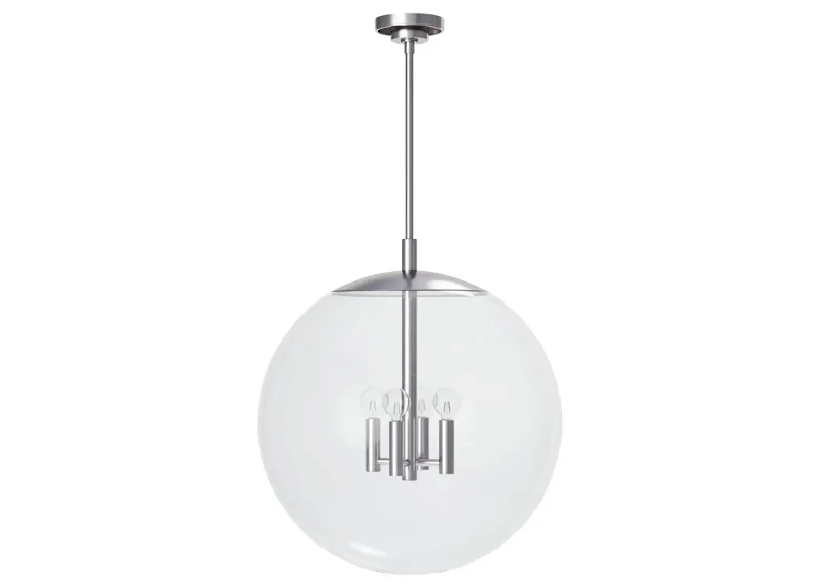 Coastal Living Cafe Pendant Large (Polished Nickel)