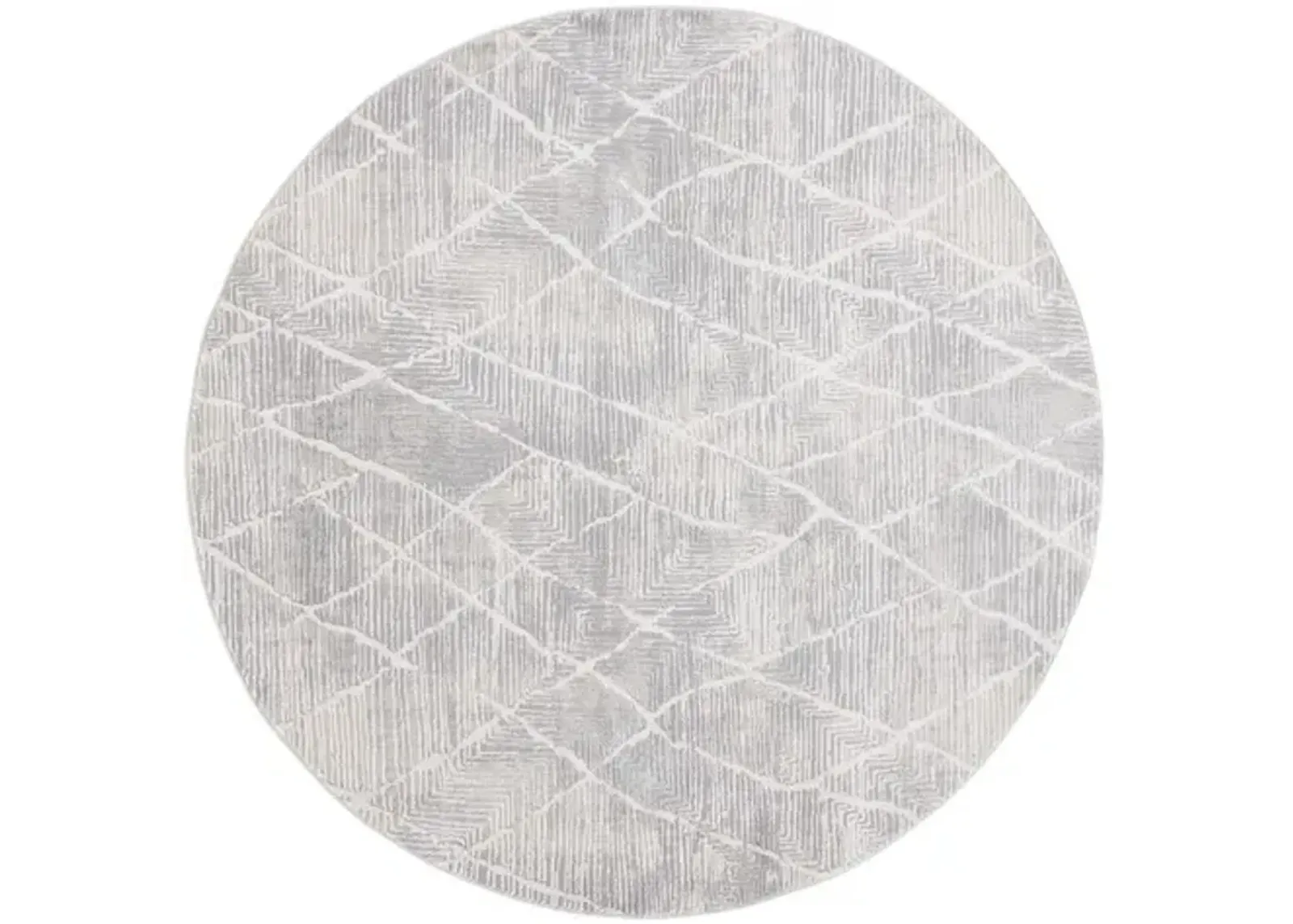 HANNA 106 Beige 6'-7' X 6'-7' Round Round Rug