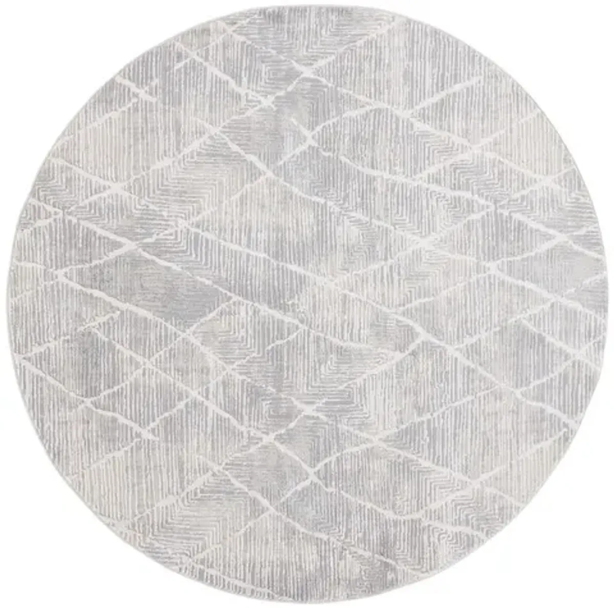 HANNA 106 Beige 6'-7' X 6'-7' Round Round Rug