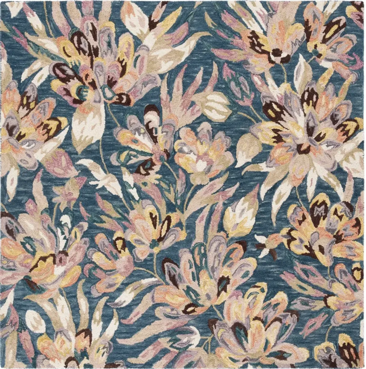 BLOSSOM Hand Tufted 6' x 6' Square area rug
