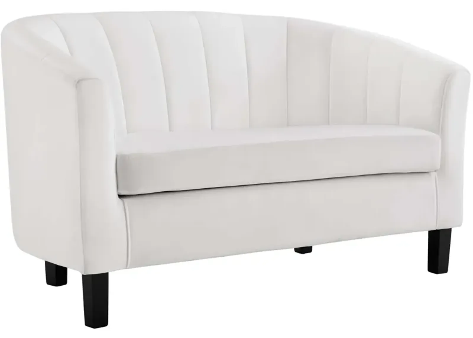 Prospect Channel Tufted Performance Velvet Loveseat