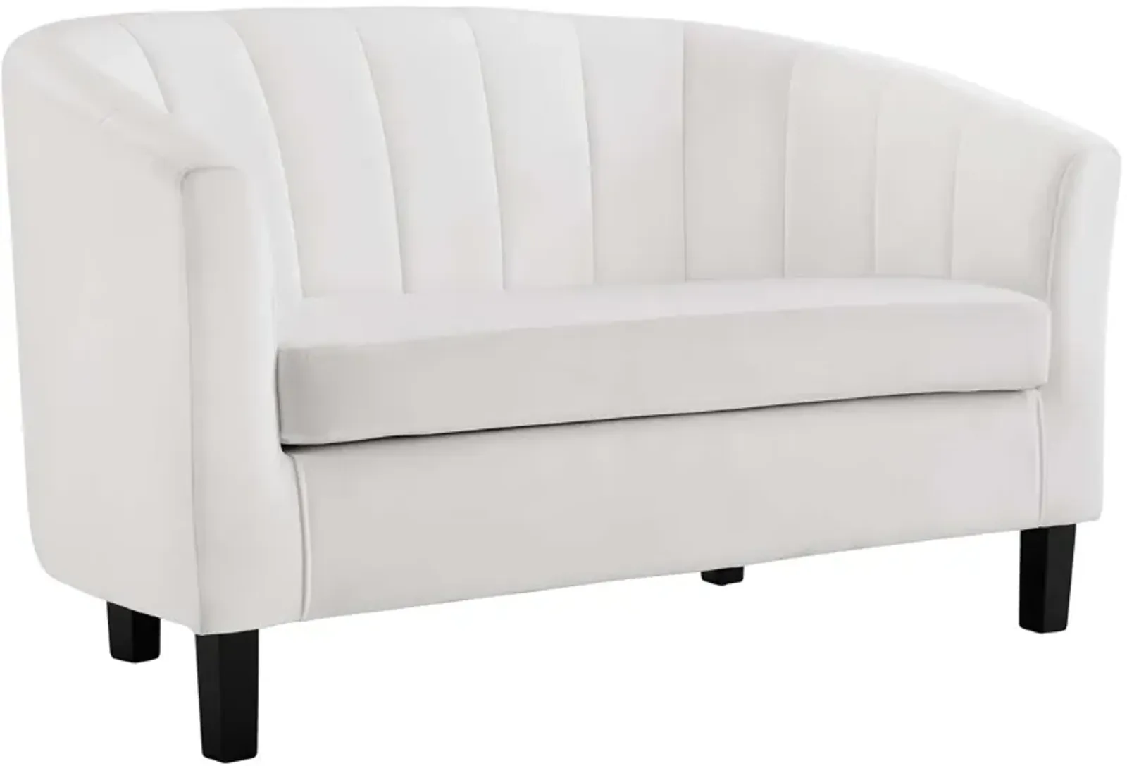 Prospect Channel Tufted Performance Velvet Loveseat