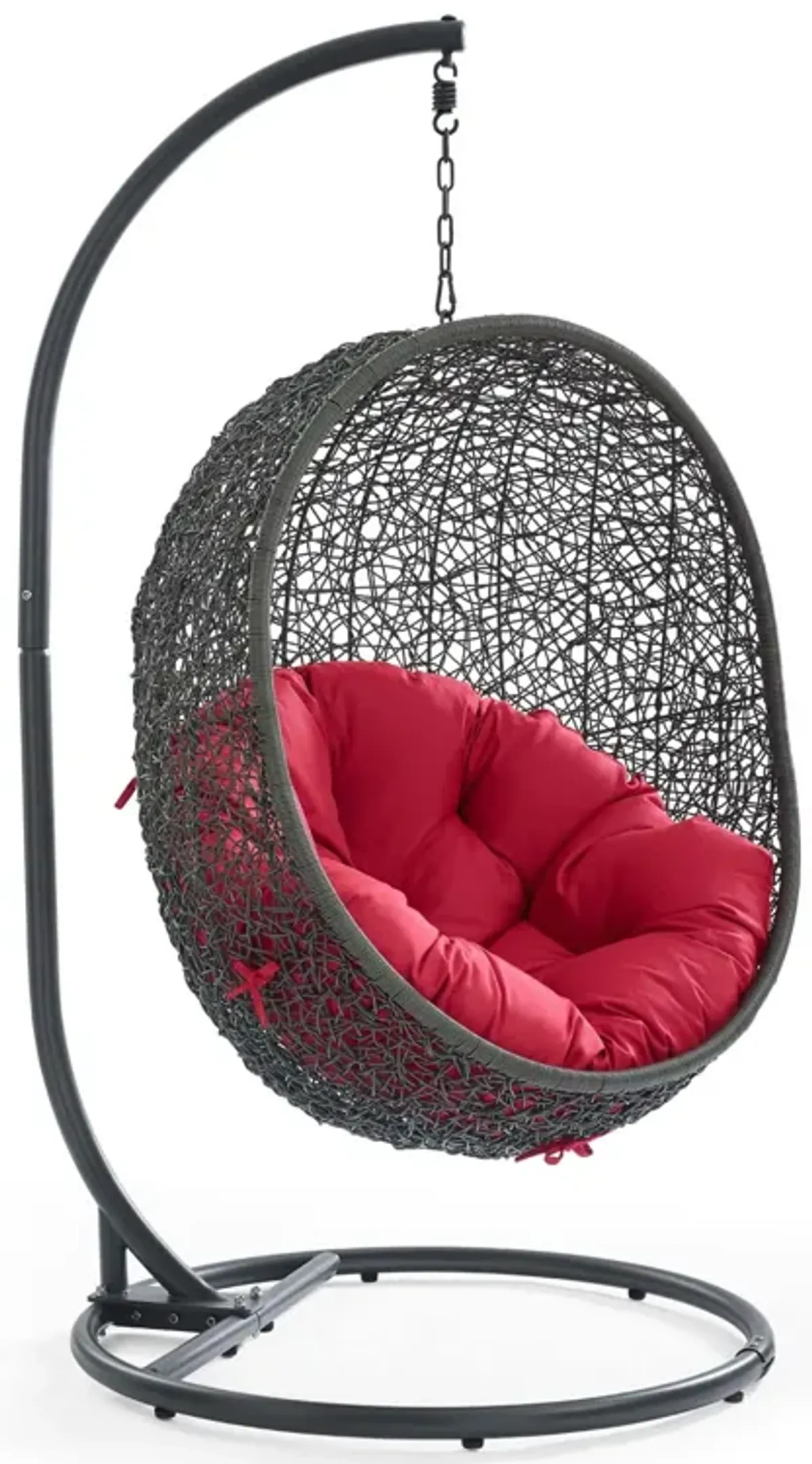 Hide Outdoor Patio Swing Chair With Stand