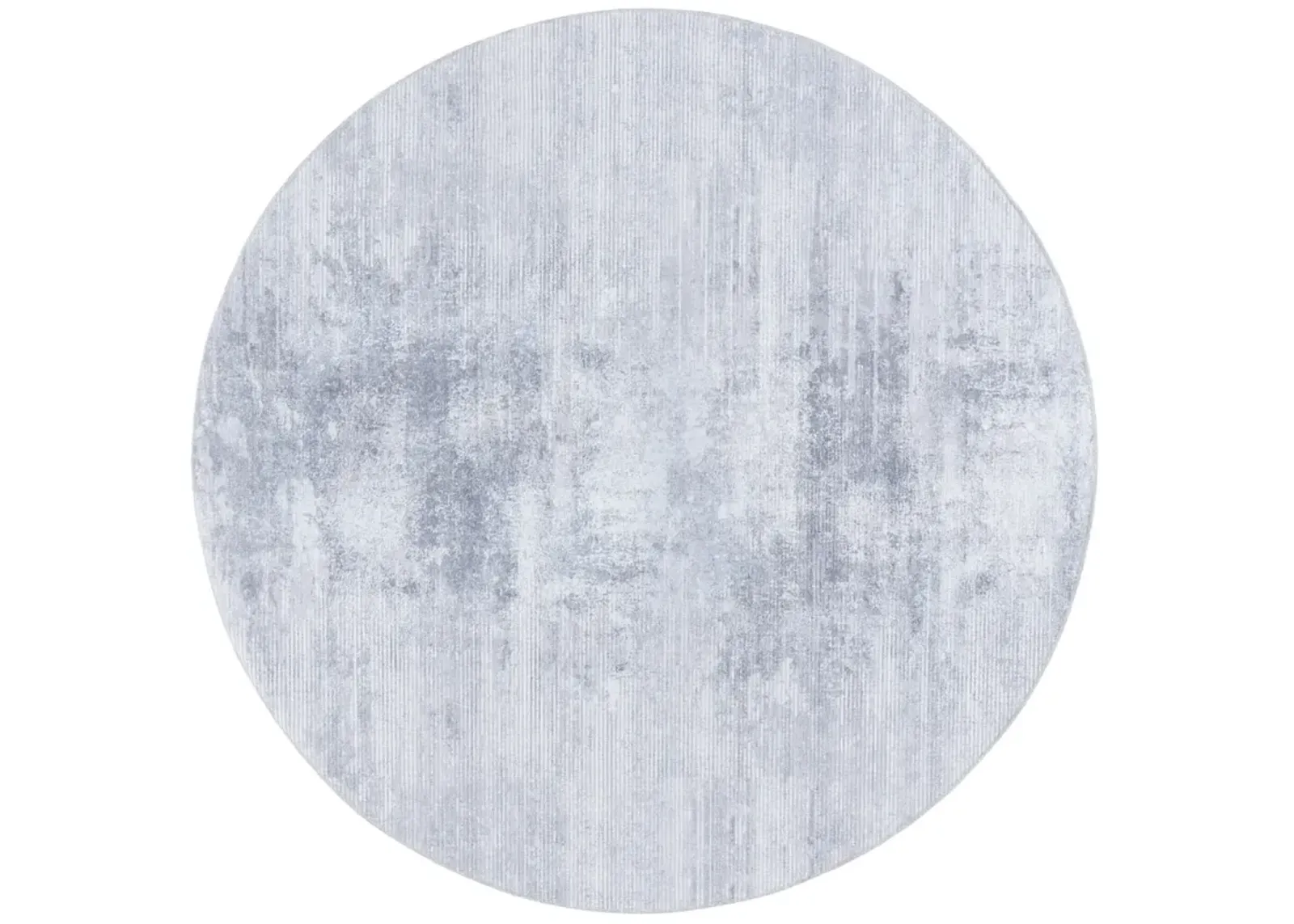 MALIBU 897 GREY 6' x 6' Round Round Rug