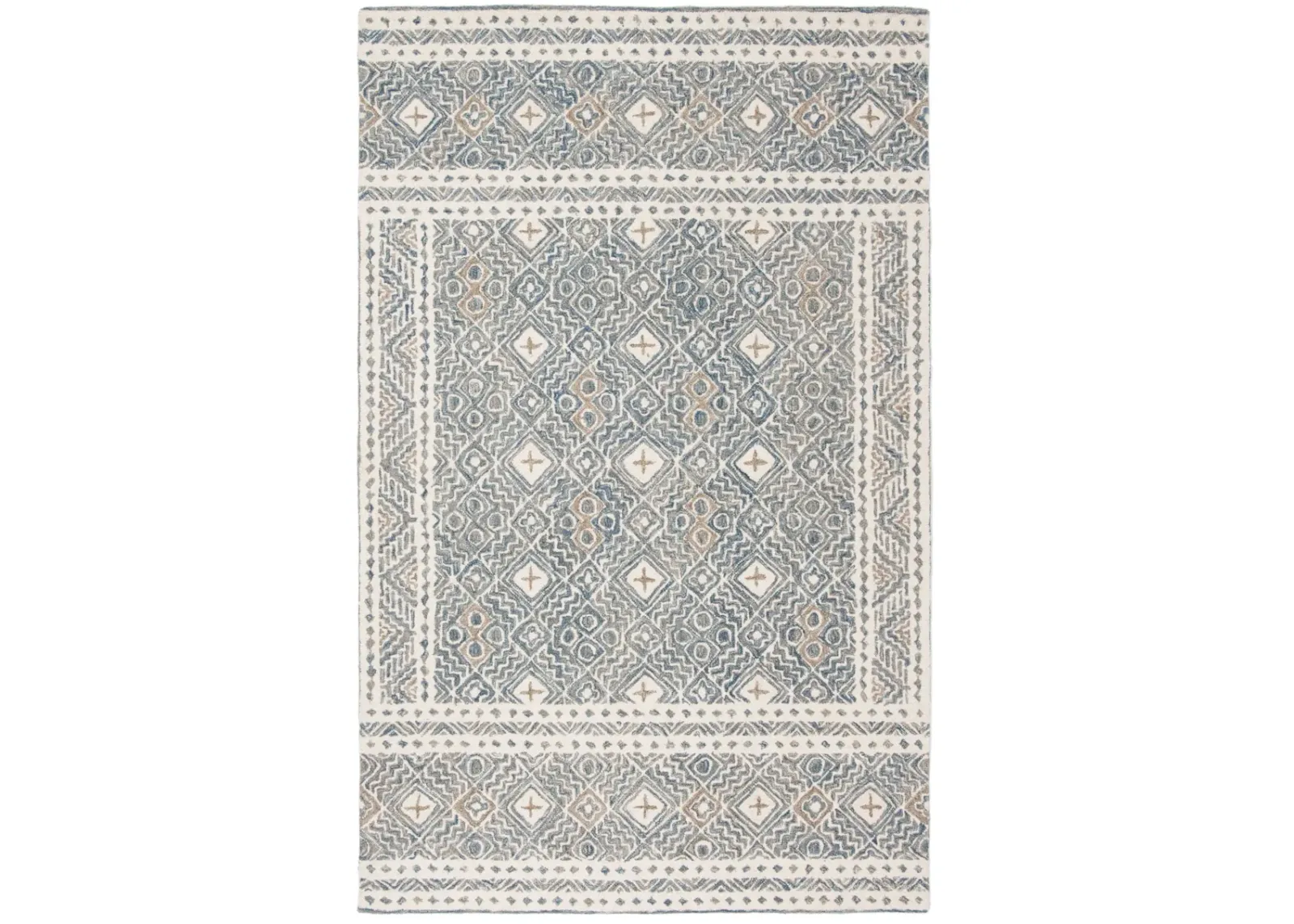 MICRO-LOOP 803 BLUE  2' x 3' Accent Rug