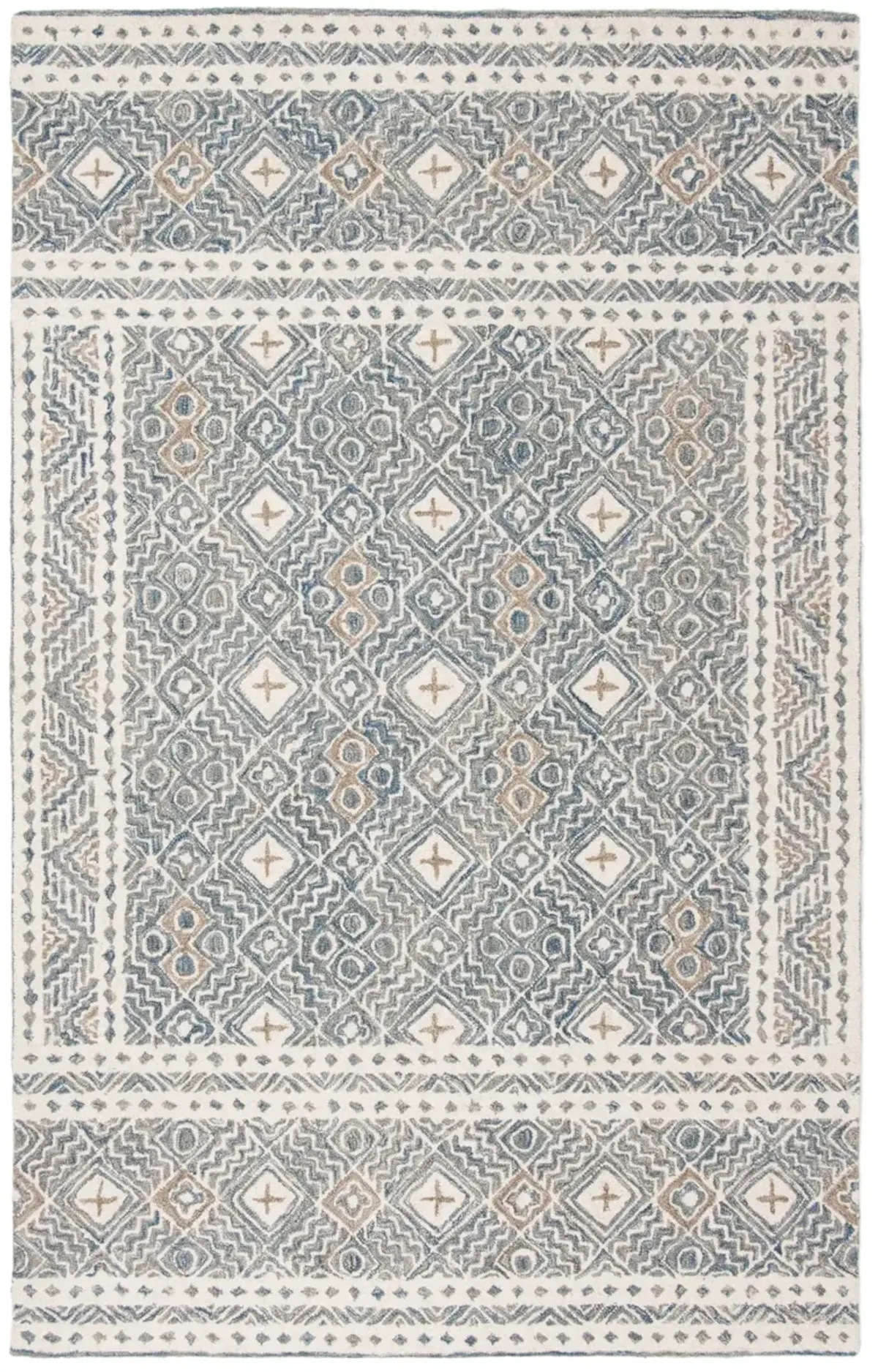 MICRO-LOOP 803 BLUE  2' x 3' Accent Rug