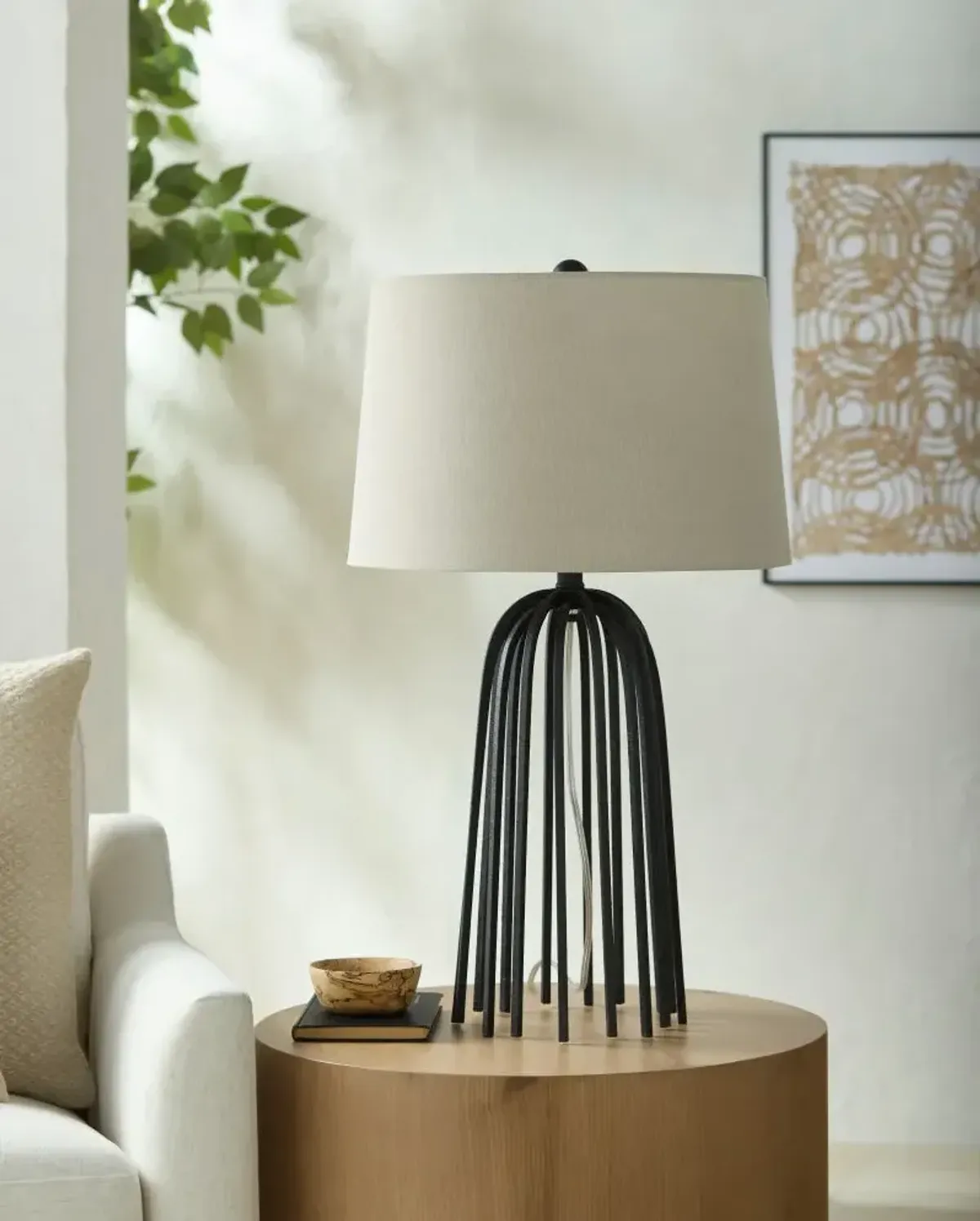 Fermo FMO-001 30"H x 17"W x 17"D Accent Table Lamp