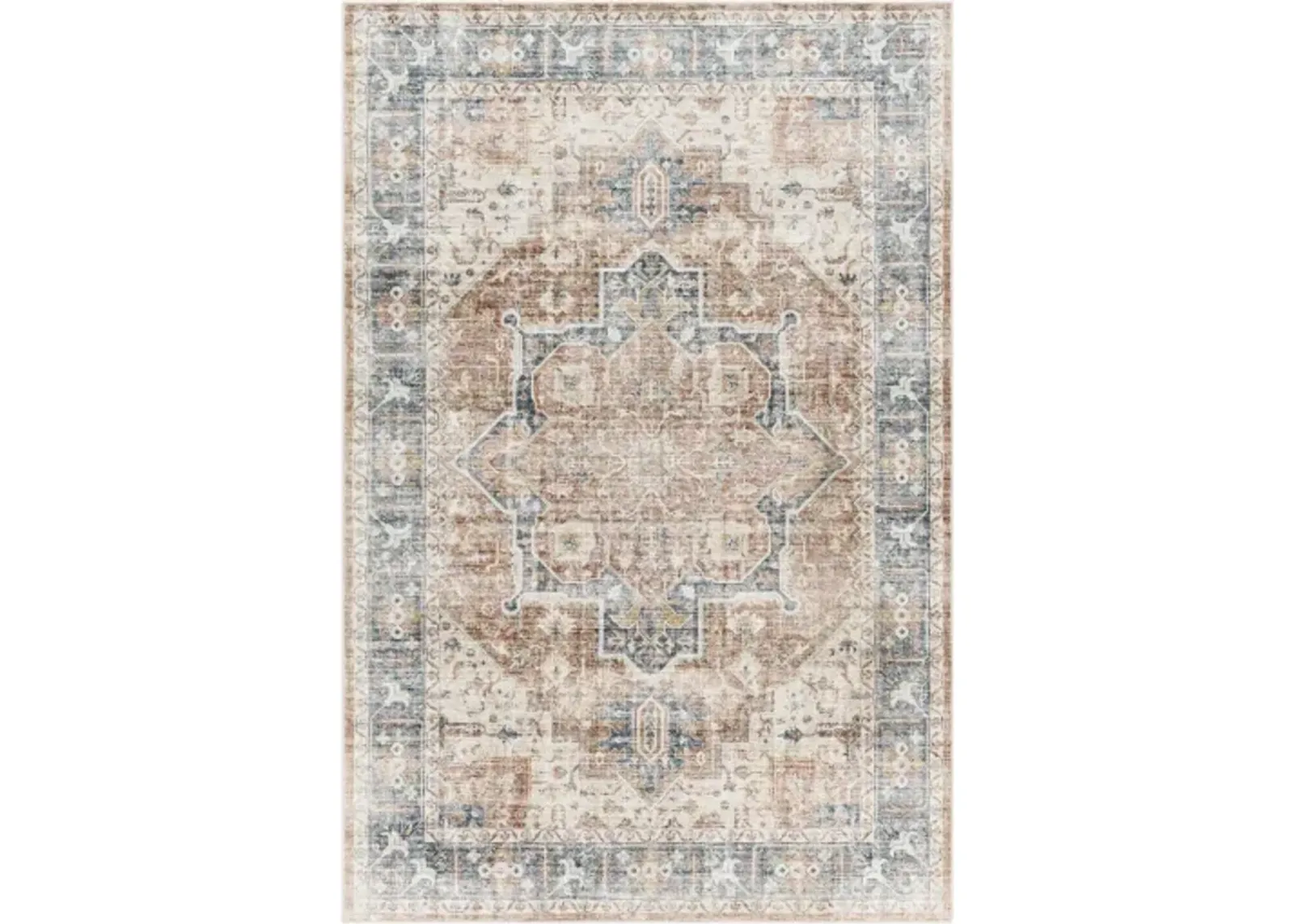 Lavable LVB-2307 2'7" x 4' Machine Woven Rug